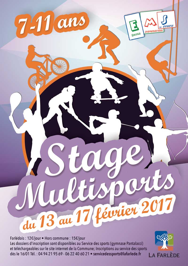 affiche stage multisports février 2017